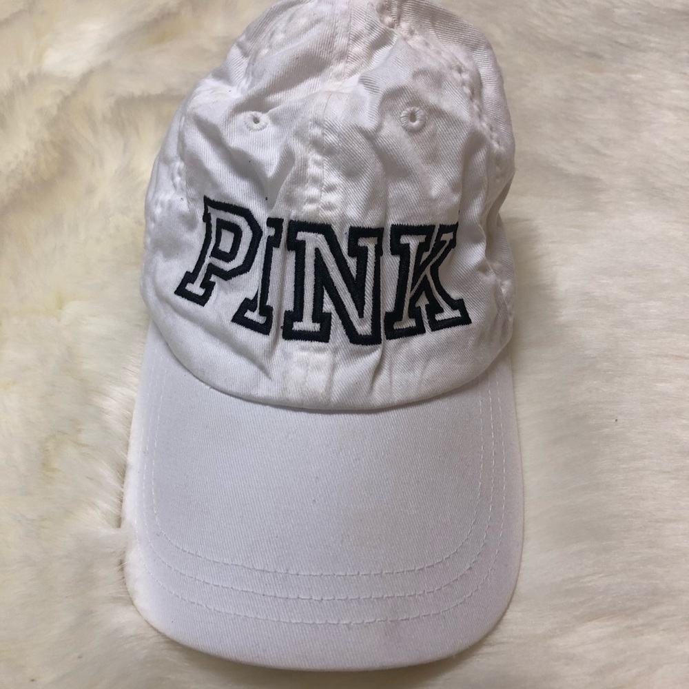 White cotton ball cap